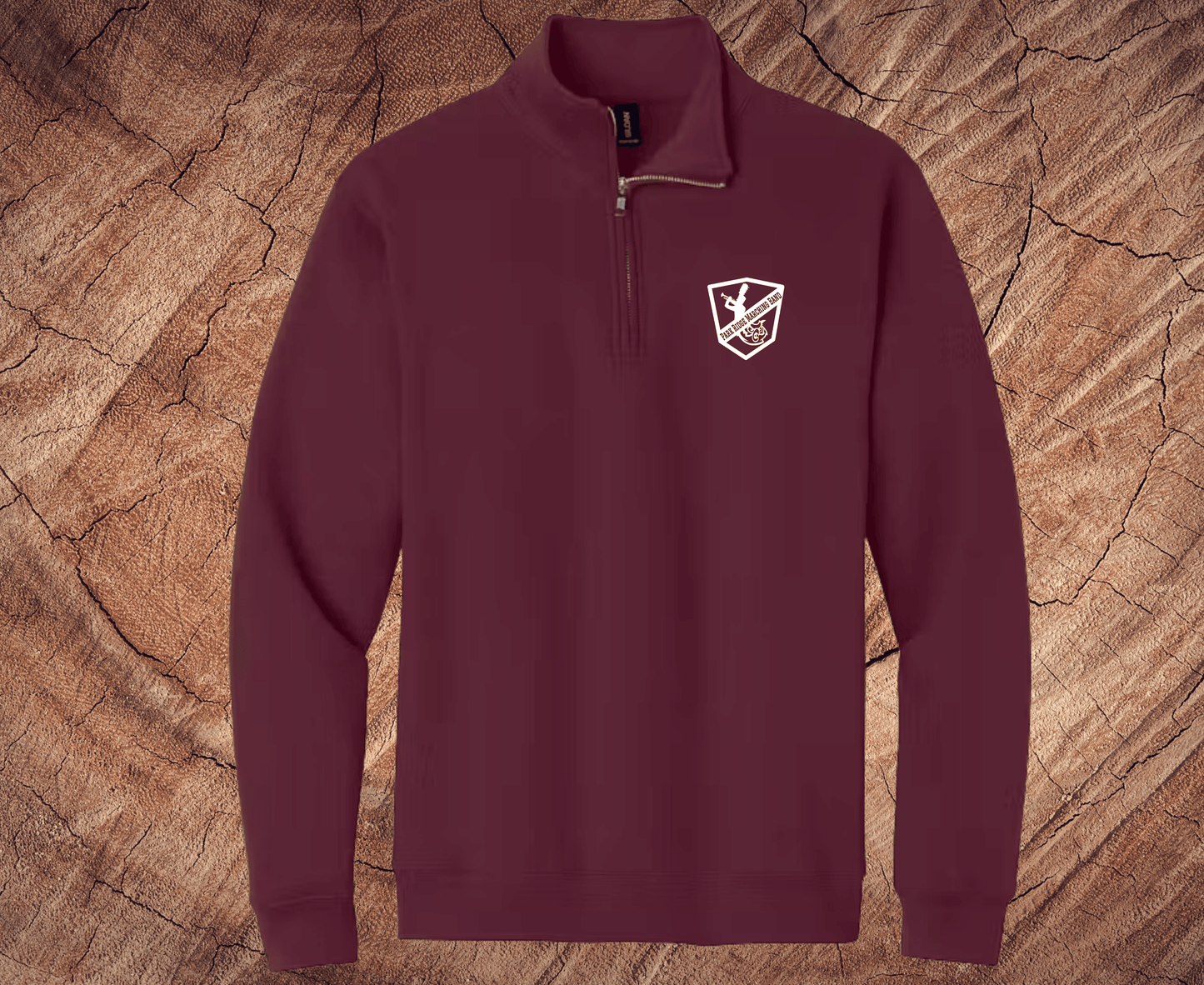 Park Ridge Marching Band - Quarter Zip Band Logo