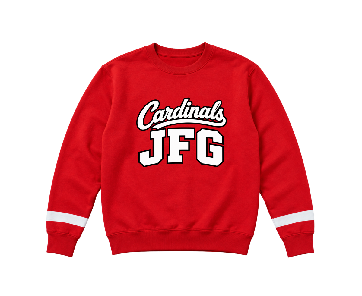 JFG Cardinals Red Crewneck Sweatshirt