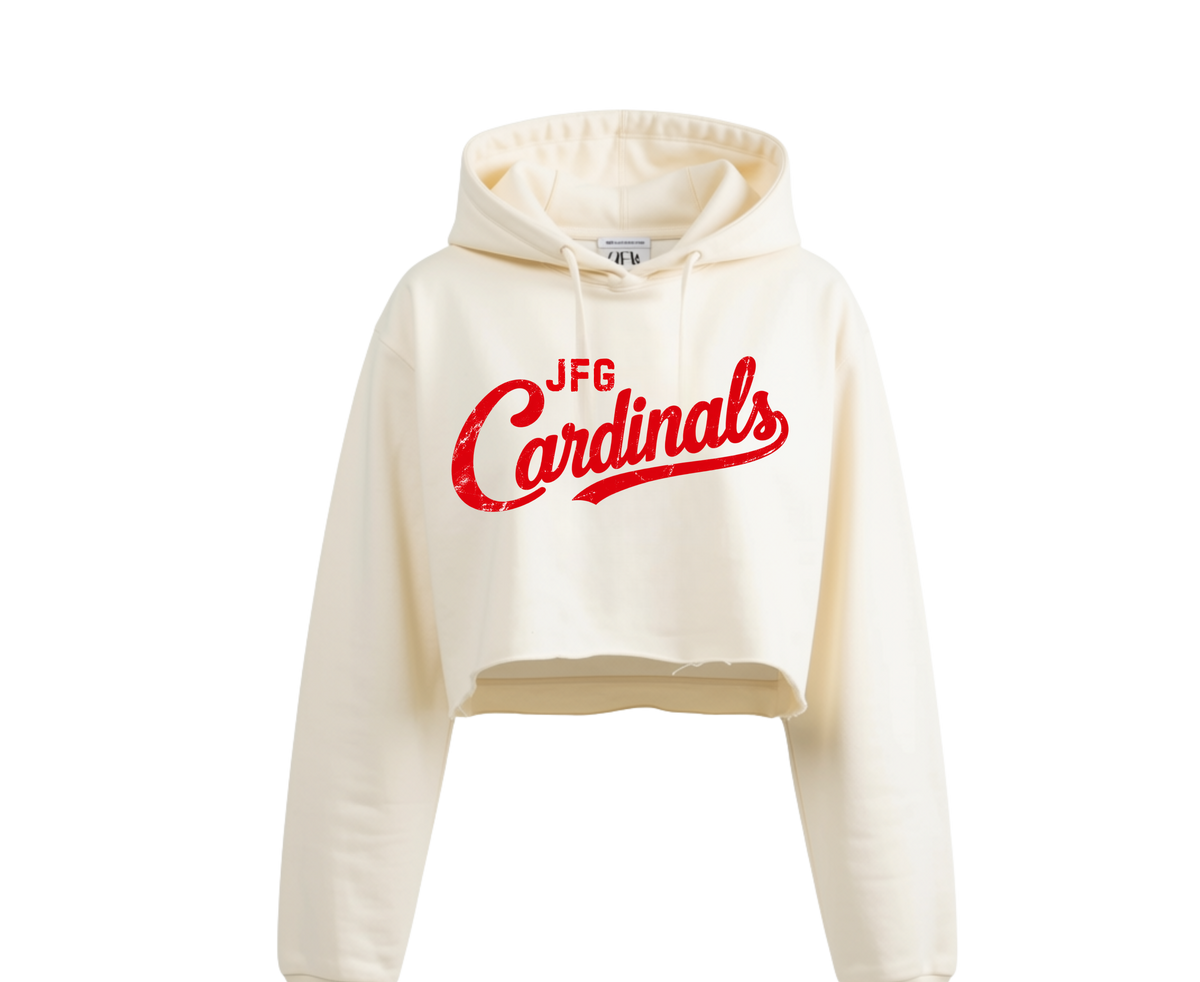 JFG Cardinals Cropped Hoodie
