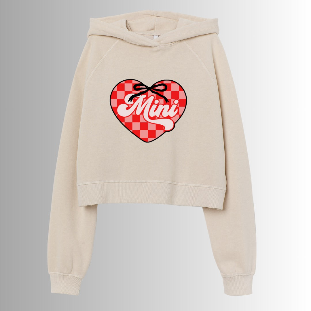 Mini Checkered Heart