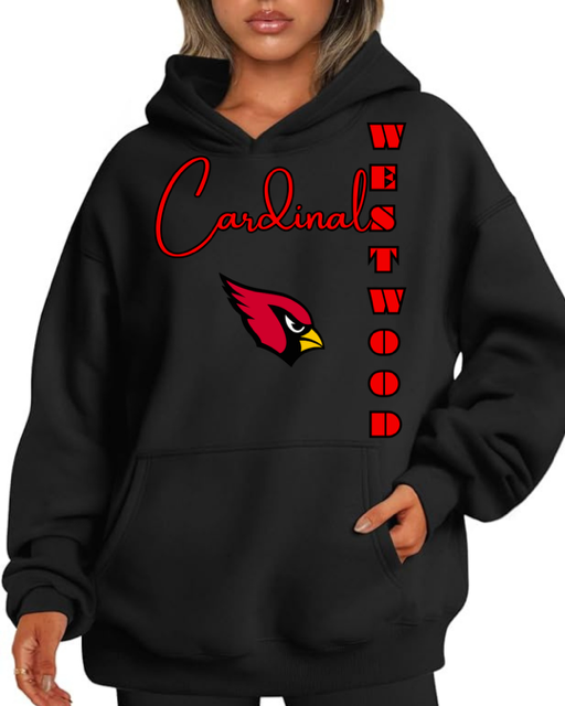 Cardinals Script Verticle Sweat Shirt