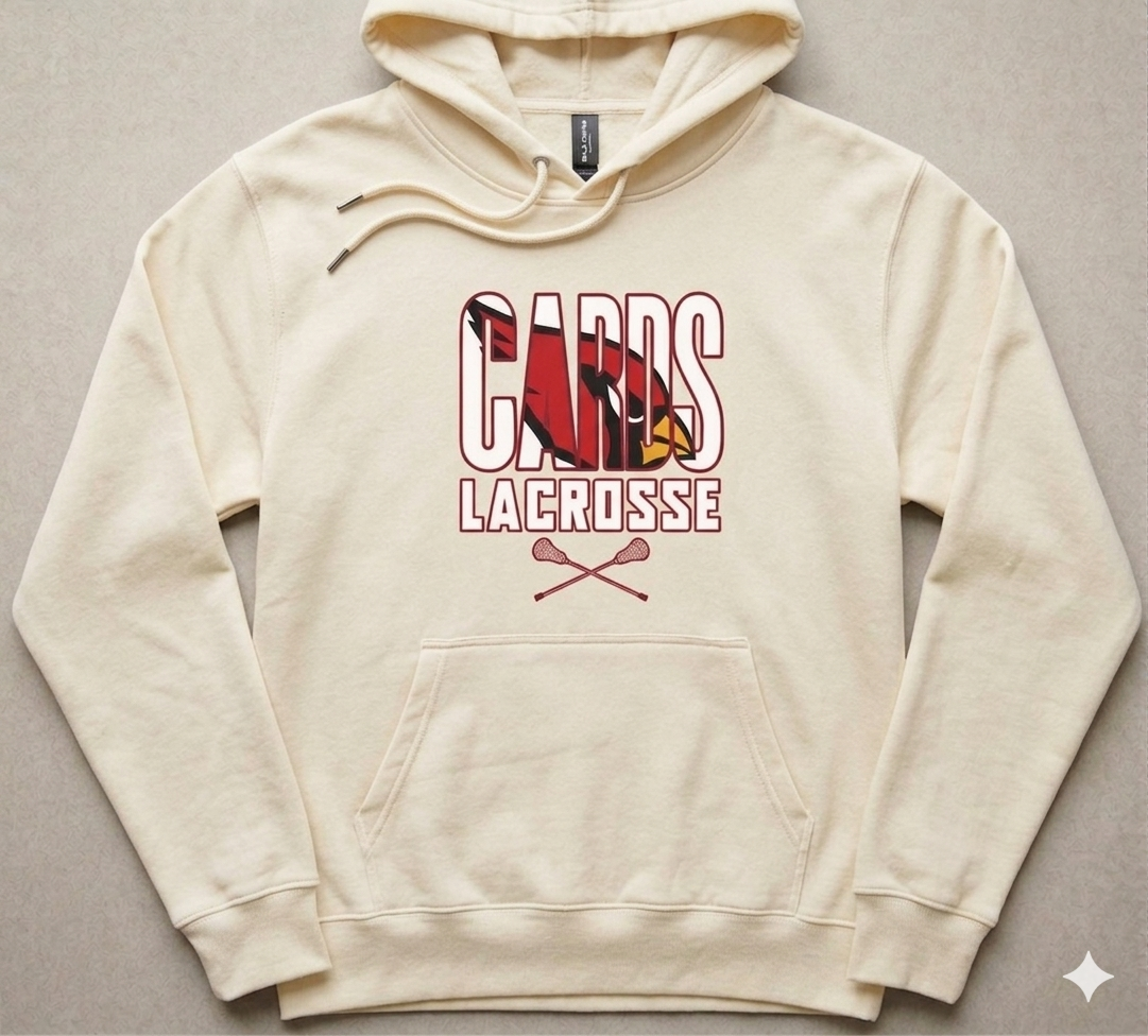 Cards Logo Letters Crossed Stix Hoodie