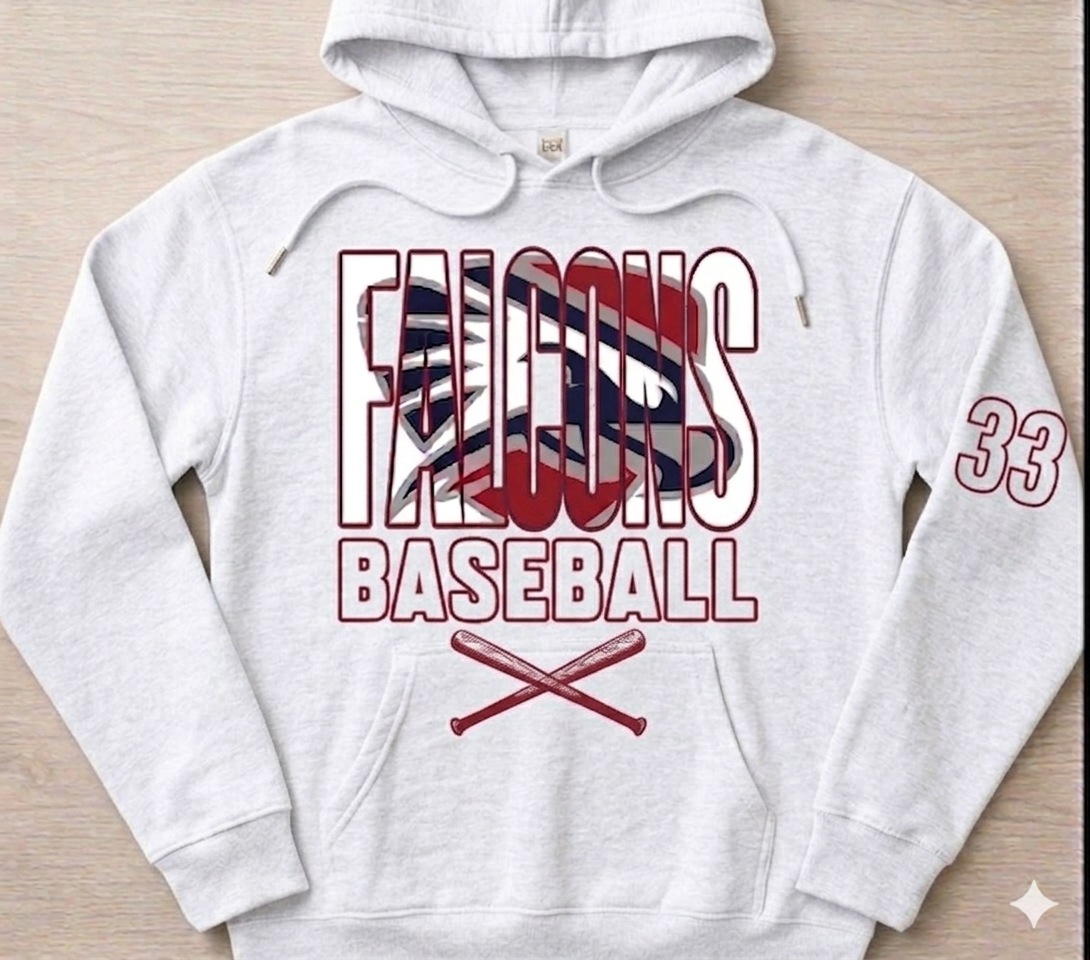 Falcons Logo Letters Hoodie