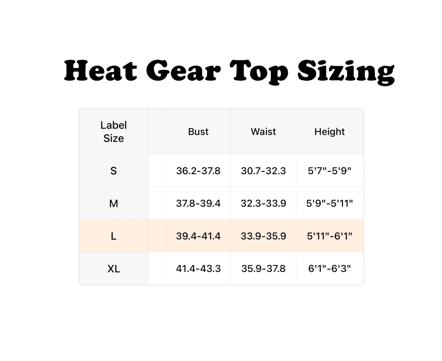 Park Ridge- Heat Gear Top