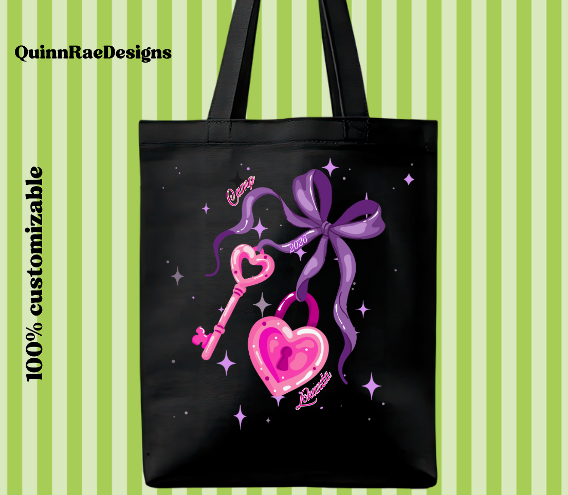 Camp Life Lock and Key Tote