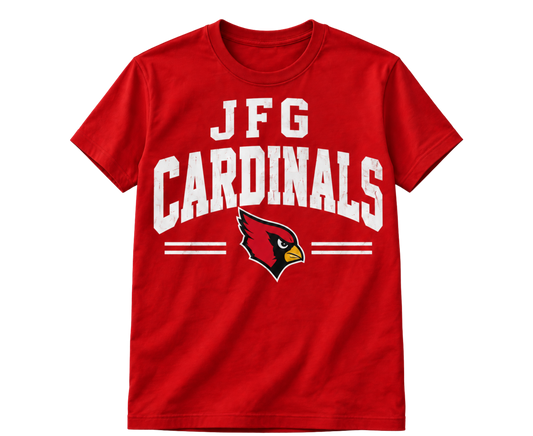 JFG Cardinals Logo T-Shirt – Red