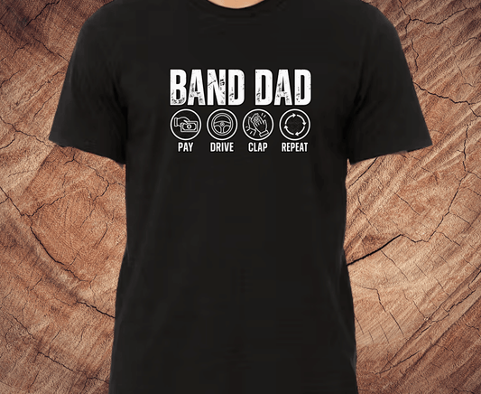 Park Ridge Marching Band  Band Dad T-Shirt Softstyle