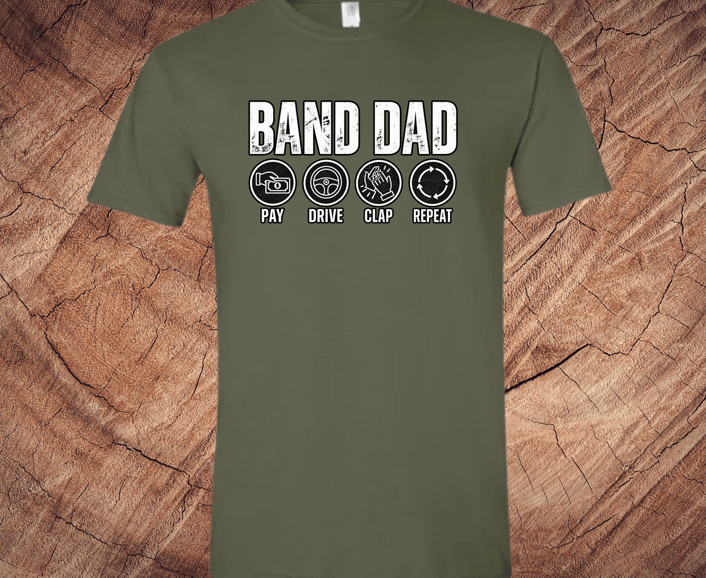 Park Ridge Marching Band  Band Dad T-Shirt Softstyle