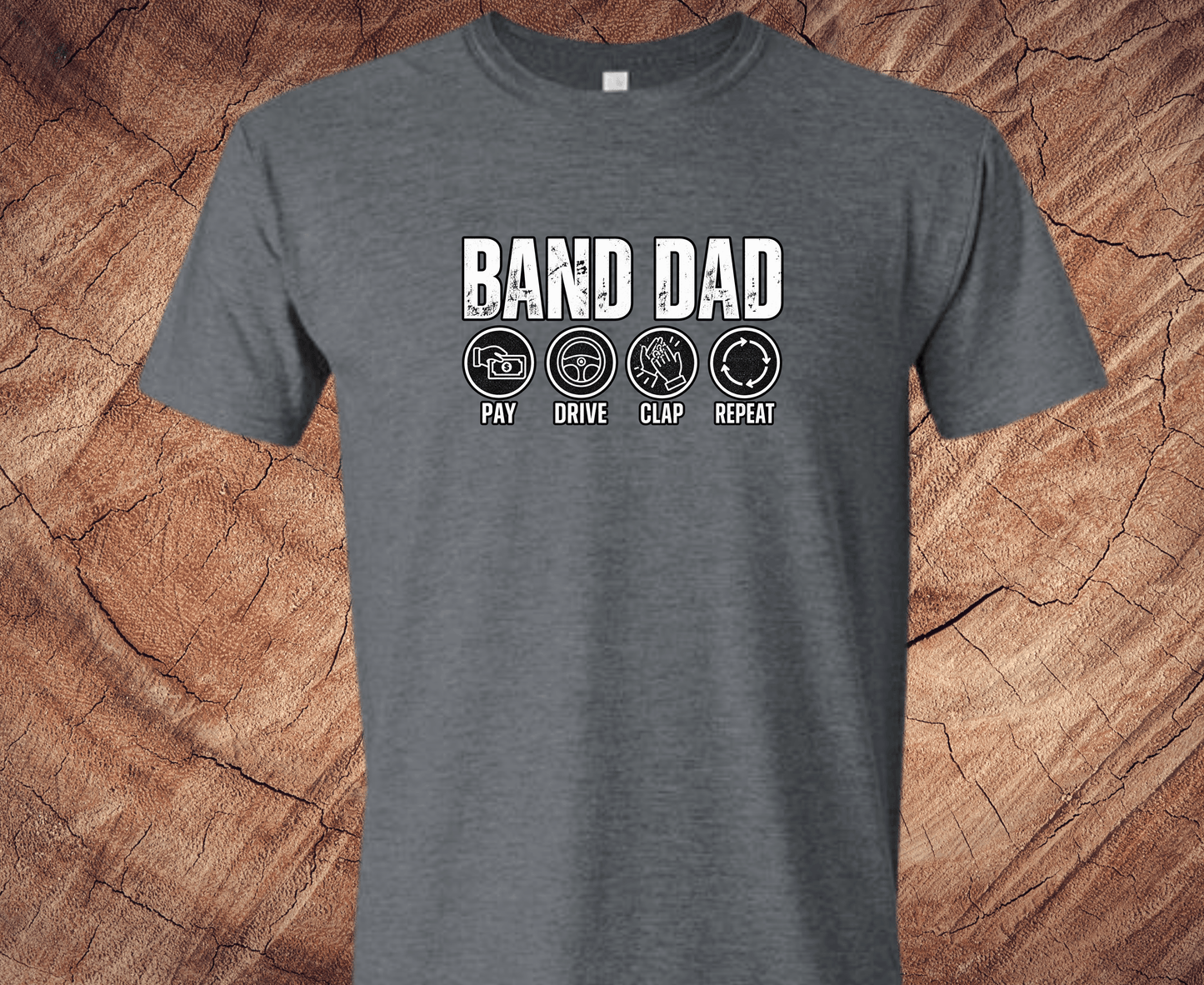 Park Ridge Marching Band  Band Dad T-Shirt Softstyle