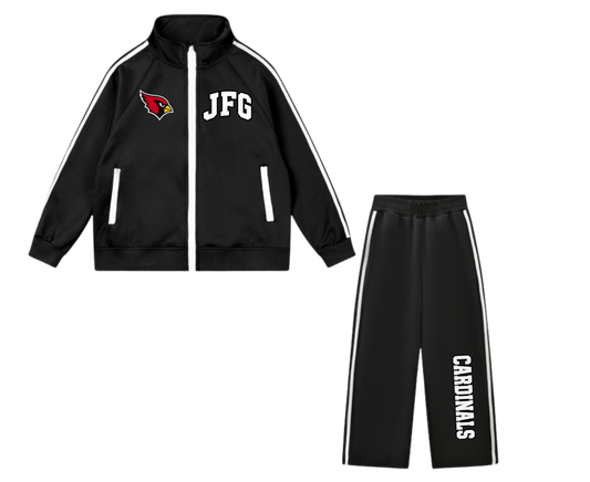 JFG Cardinals Track Jacket & Pants Set – Black
