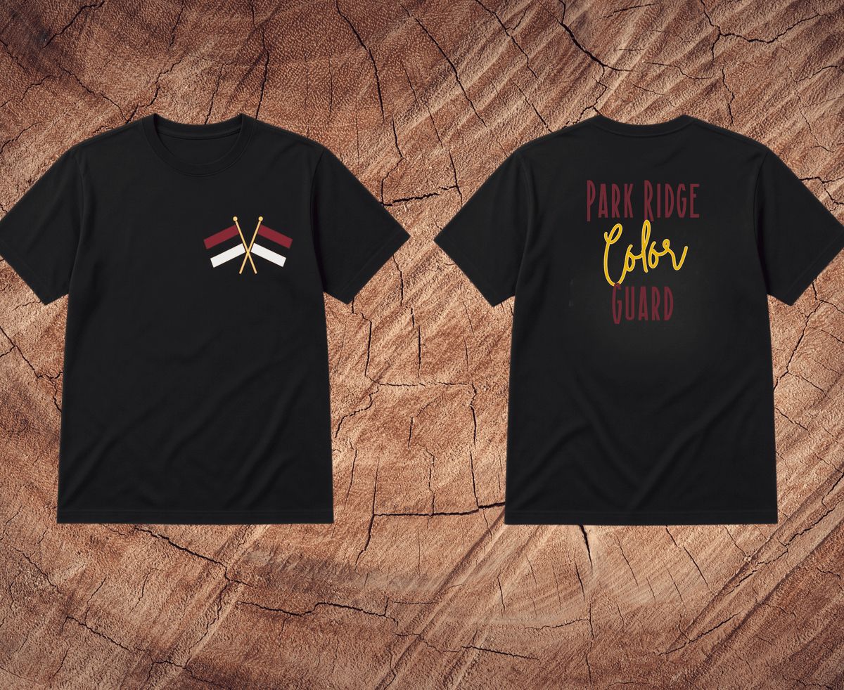 Park Ridge Band - T Shirt Color Guard (Art Deco)