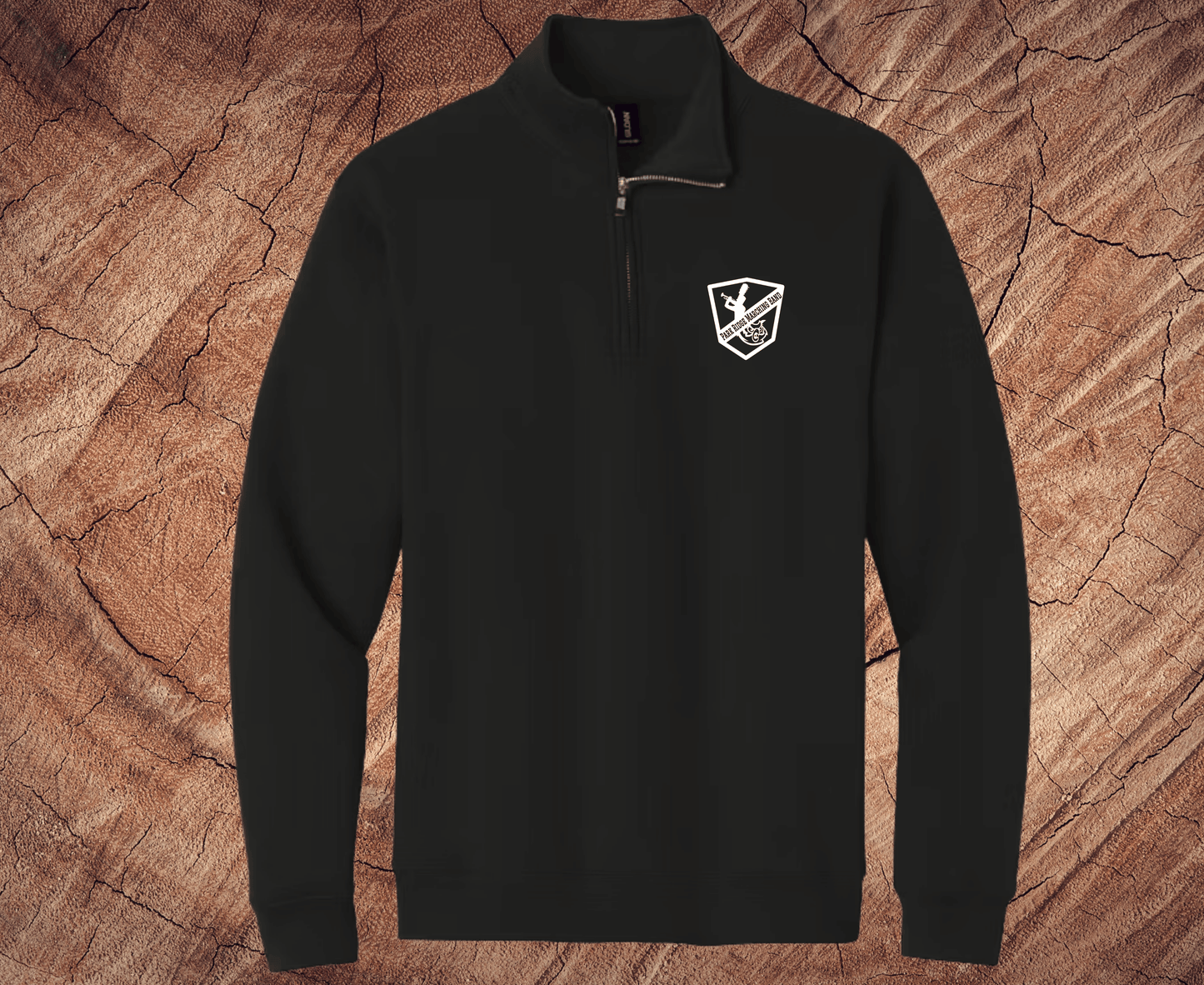 Park Ridge Marching Band - Quarter Zip Band Logo