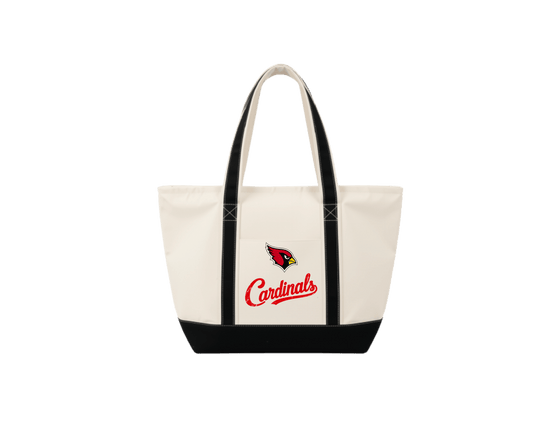 Cardinals Two-Tone Tote Bag – Cream & Black