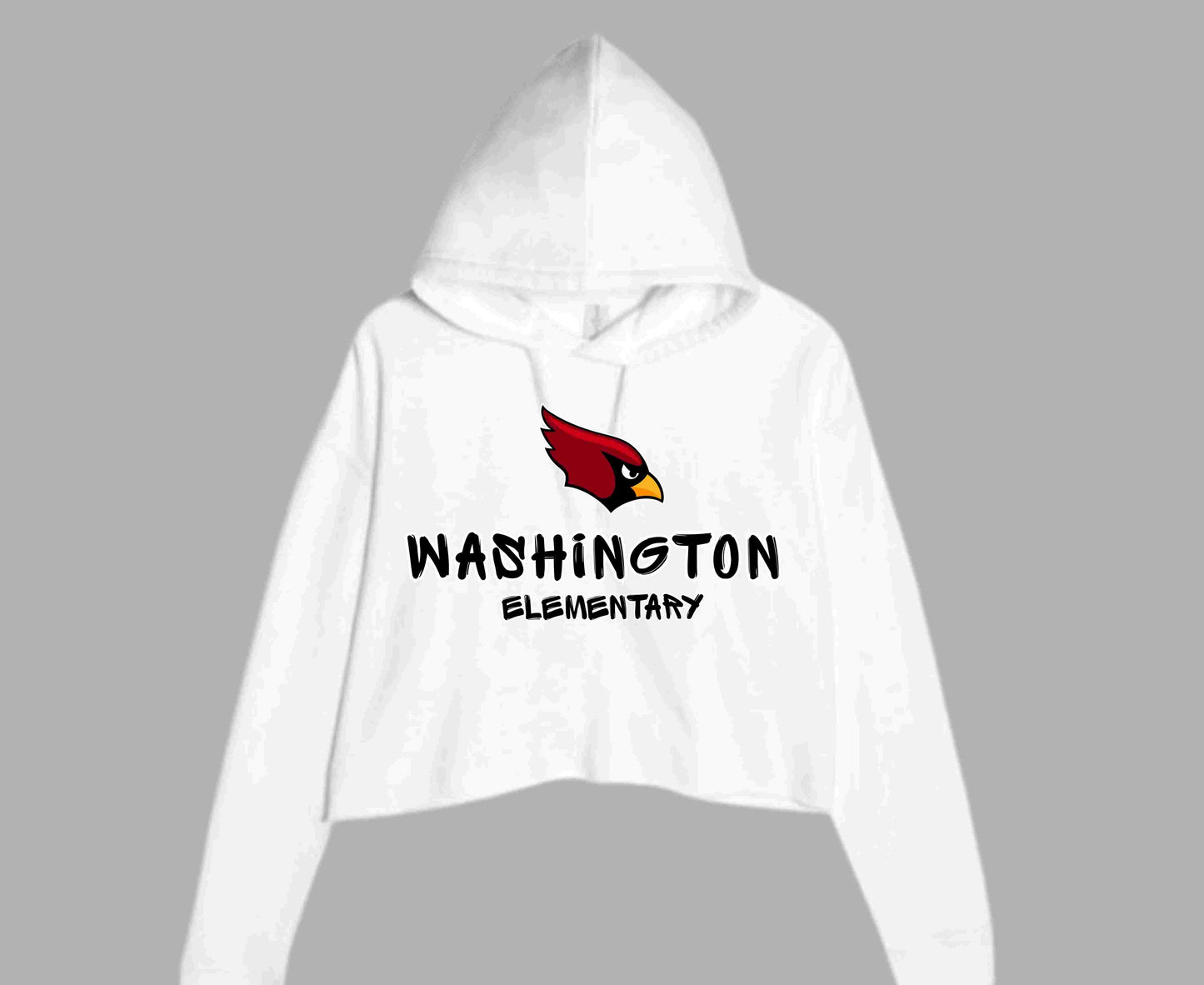 Washington School Classic Cropped Hoodie