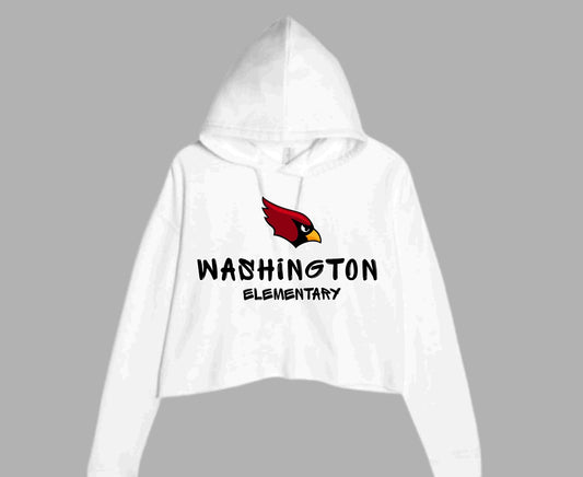 Washington School Classic Cropped Hoodie