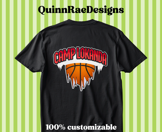 Camp Basketball T Shirt