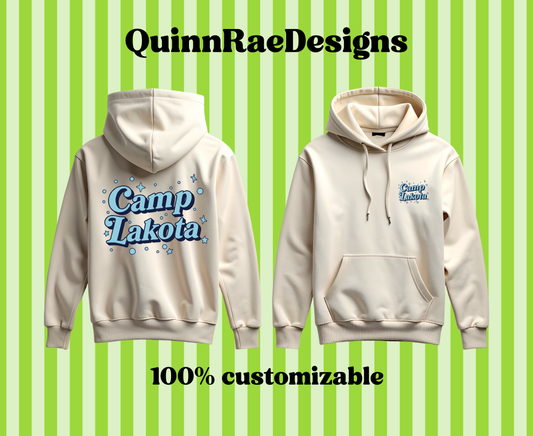 Retro Camp Name Hoodie