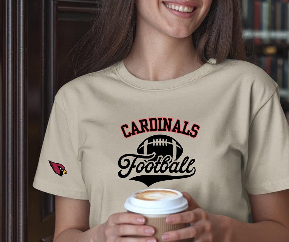 Customizable Football Mom Tee - Cursive