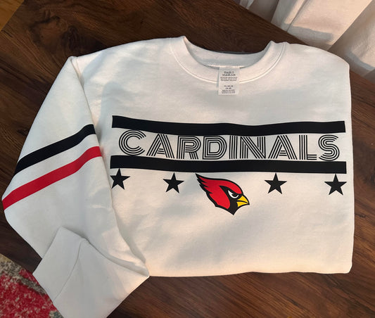 Cardinals Racing Stripe Sweatshirt