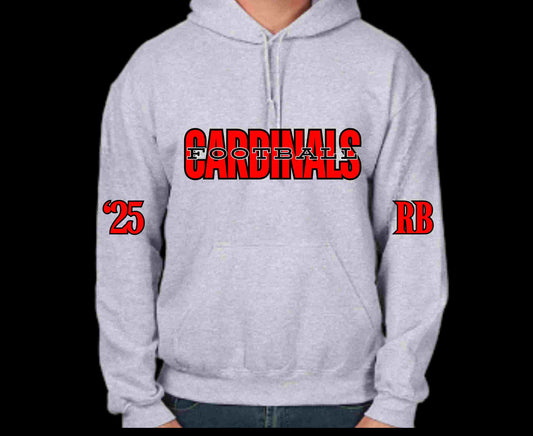 Cardinals Football Season '25 + Player Position