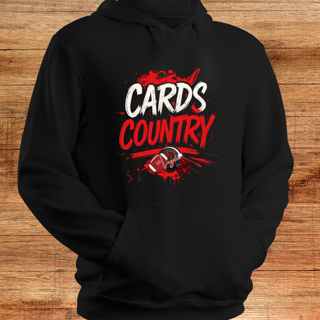 Cardinals Football -Cards Country Hoodie