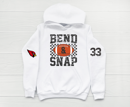 Cardinals Football - Bend and Snap Hoodie