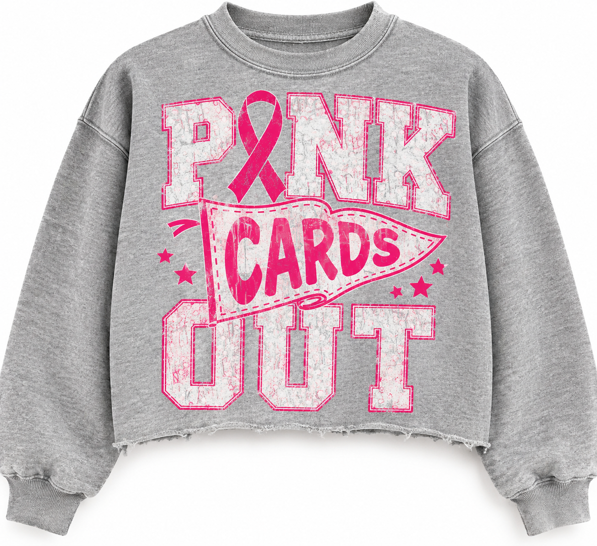 Pink Out Pennant Crew Neck