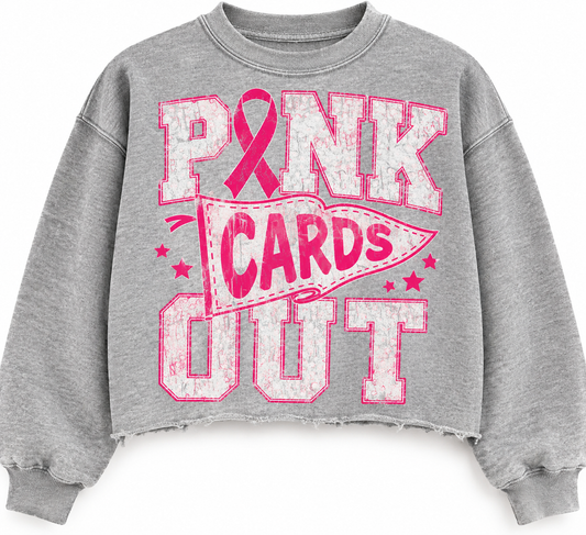 Pink Out Pennant Crew Neck