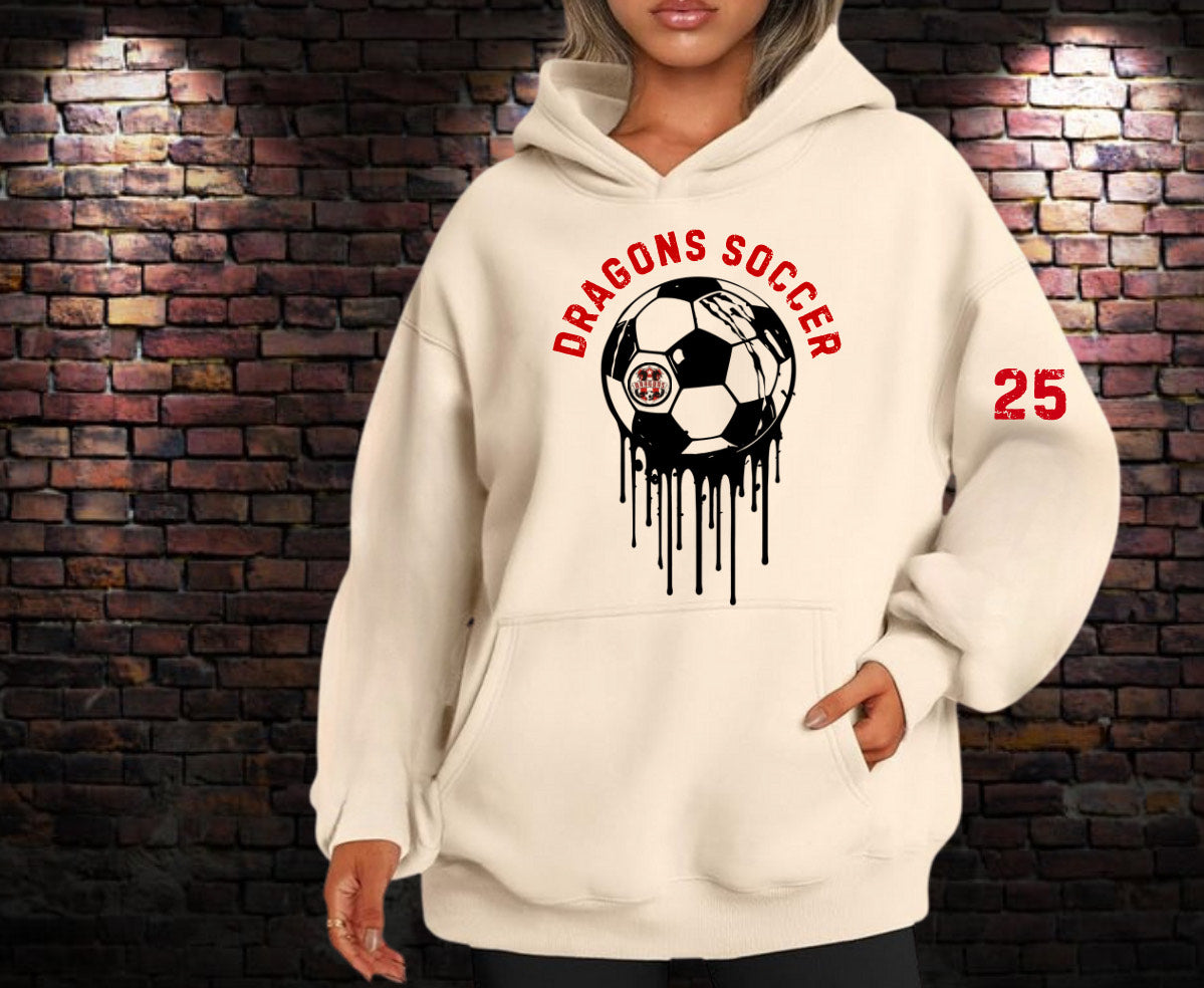 Soccer Drippy Hoodie