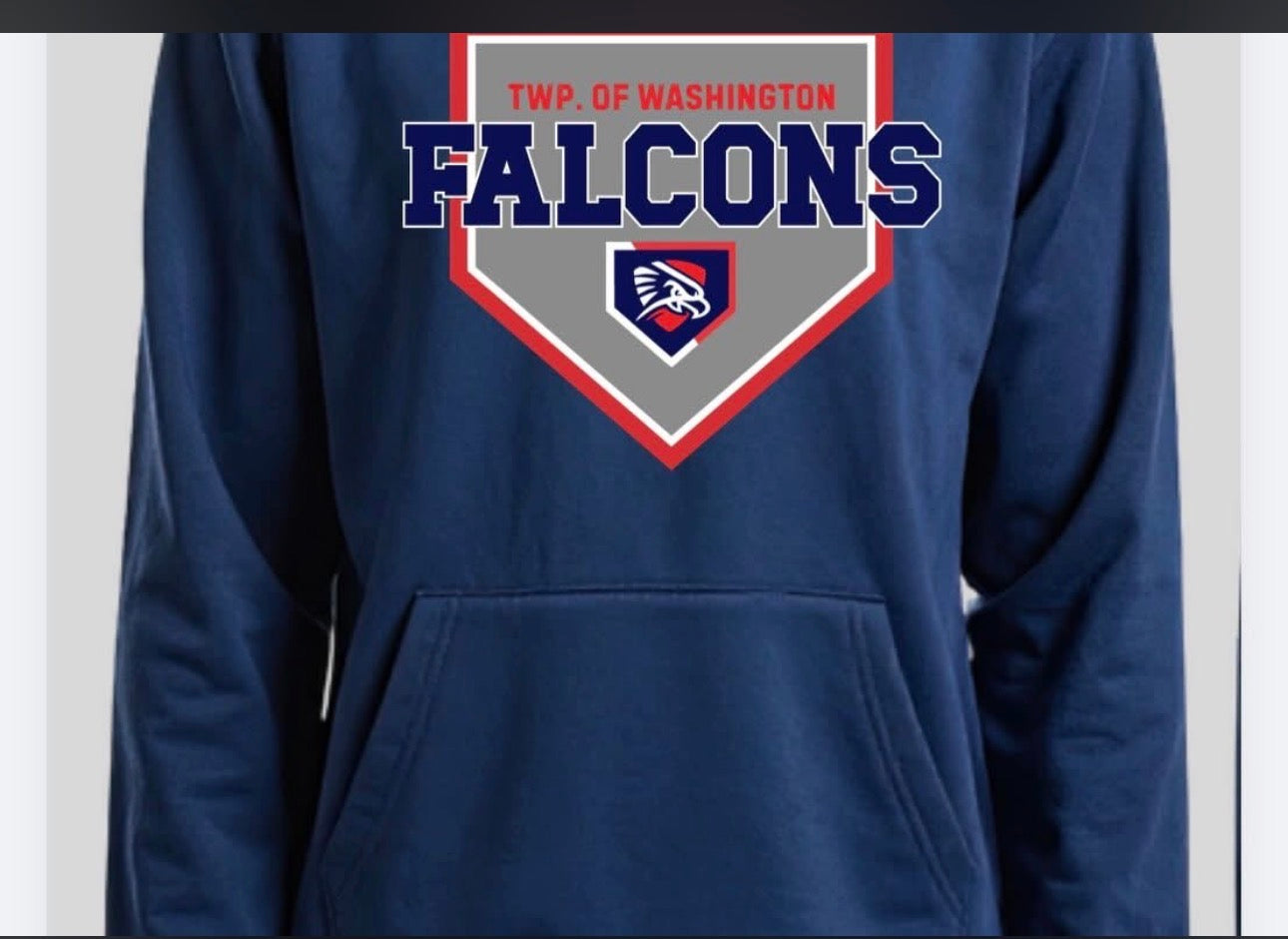 Falcons Home Plate Logo Hoodie