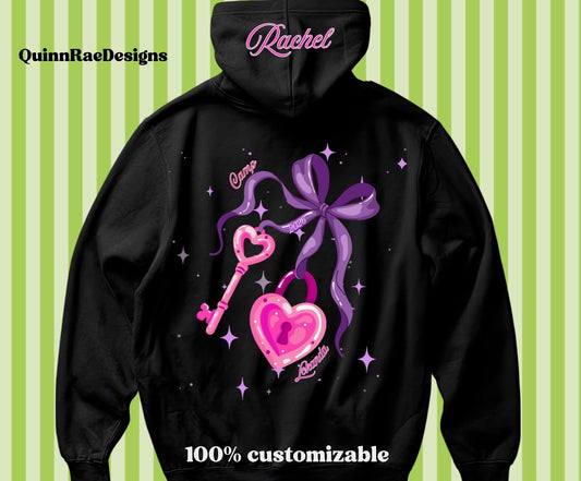 Lock and Key Stars Hoodie