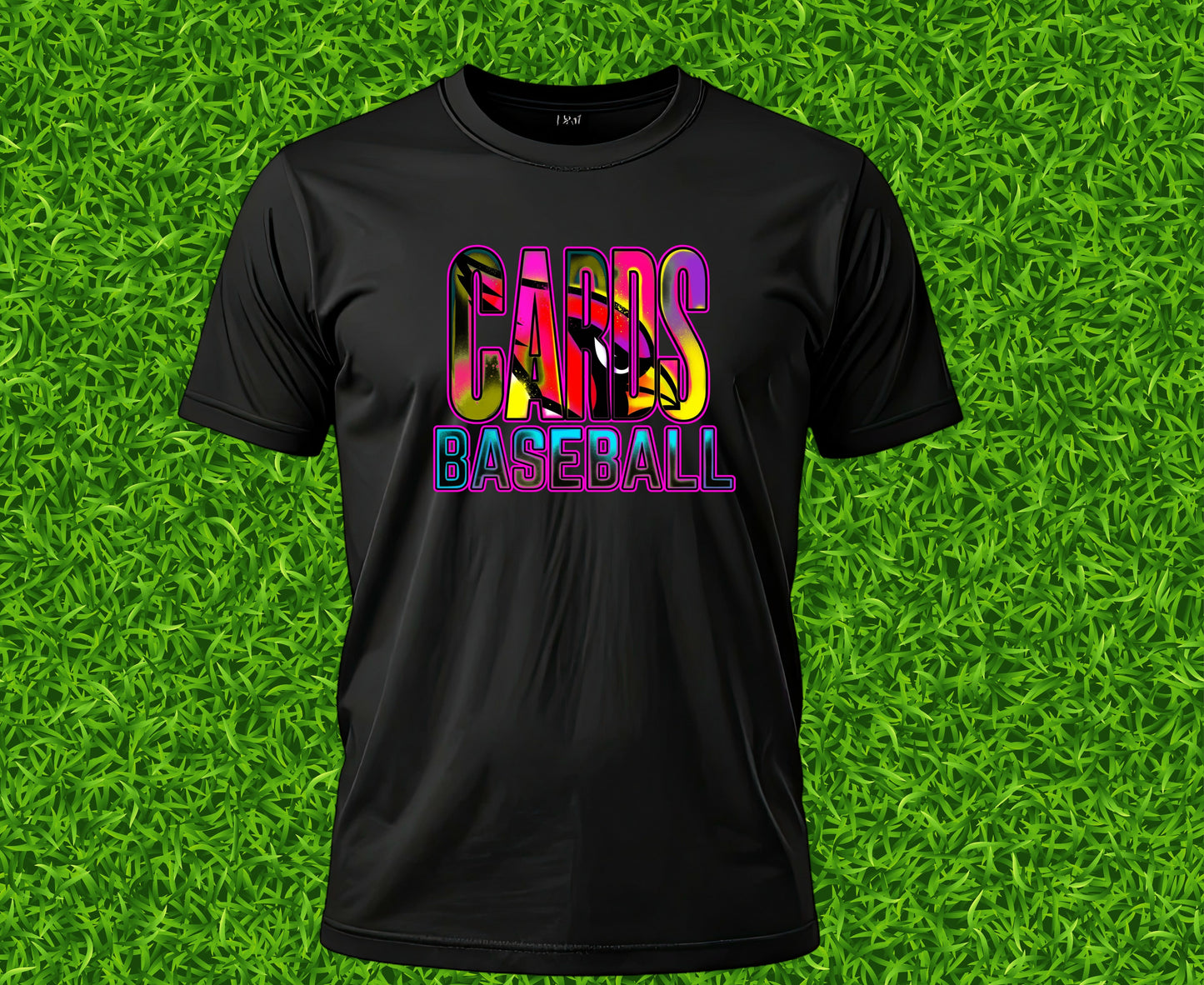 Cardinals Neon Logo Letters T-Shirt
