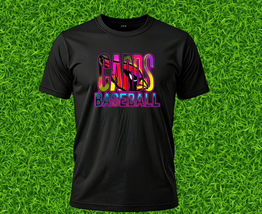 Cardinals Neon Logo Letters T-Shirt