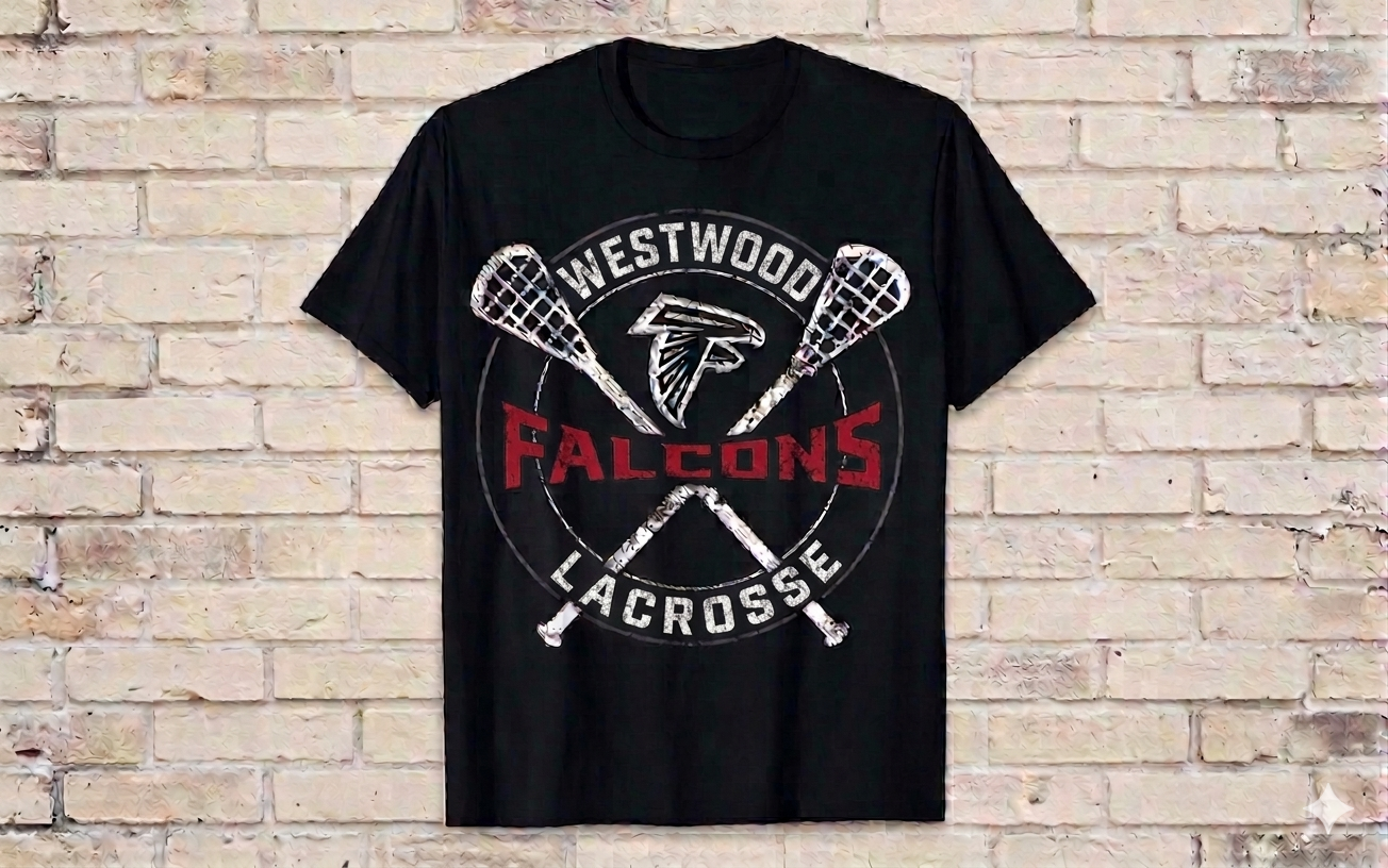 Lax Crossed Sticks T Shirt