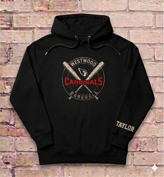 Cards Crossed Bats Hoodie