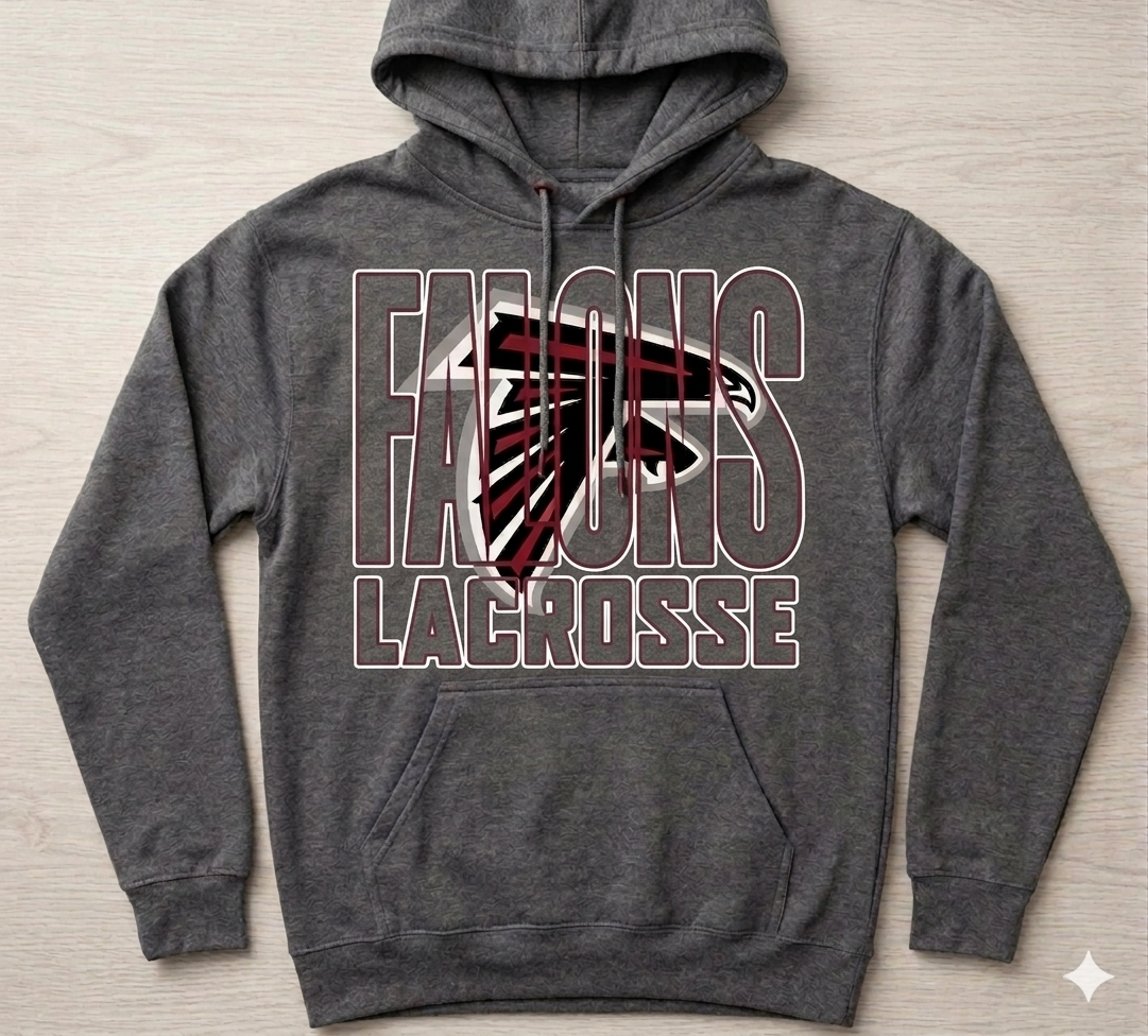 Big Falcons Logo Letters Hoodie