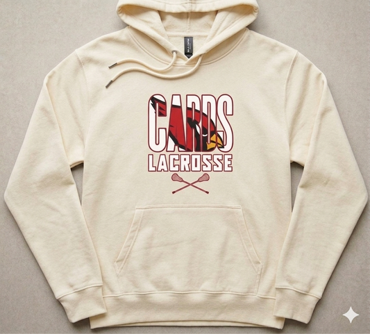 Cards Logo Letters Crossed Stix Hoodie