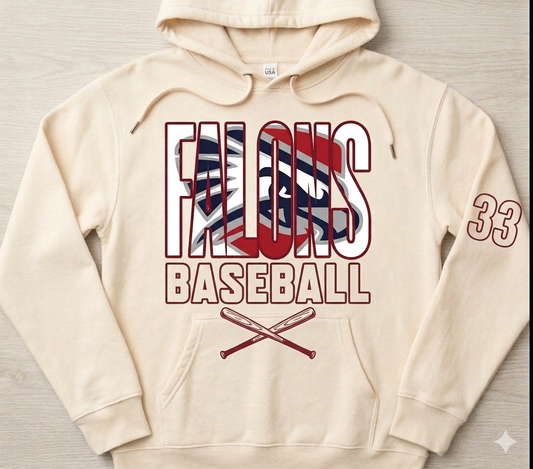 Falcons Logo Letters Hoodie