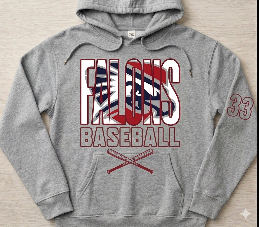 Falcons Logo Letters Hoodie