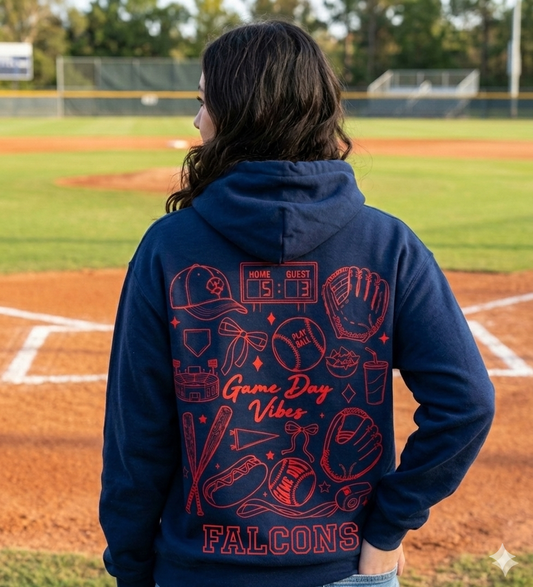 Falcons Game Day Vibes Hoodie
