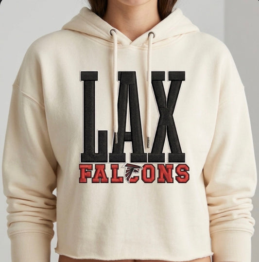 LAX Falcons Cropped Hoodie