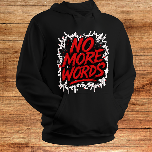 Cardinals Football -NO MORE WORDS Hoodie