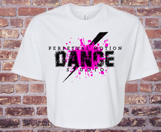 Perpetual Motion Dance Studio Lightning Bolt T Shirt