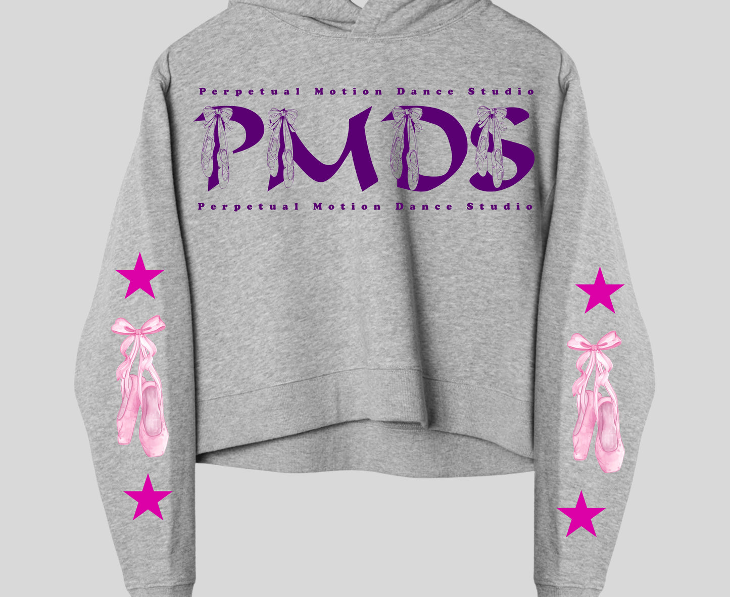 Perpetual Motion Dance Studio Shoes Cropped Hoodie