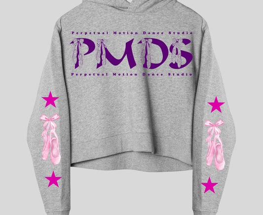 Perpetual Motion Dance Studio Shoes Cropped Hoodie