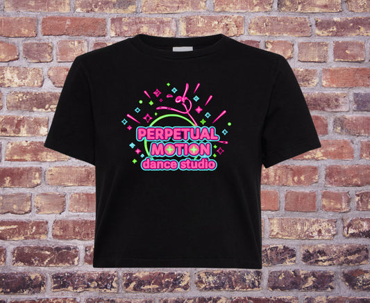 Perpetual Motion Dance Studio Neon Sparks T Shirt