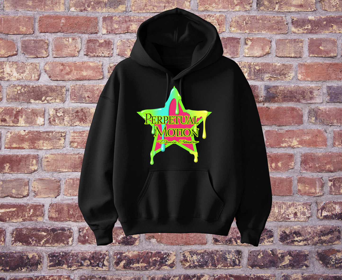 Perpetual Motion Dance Studio Drippy Star Hoodie