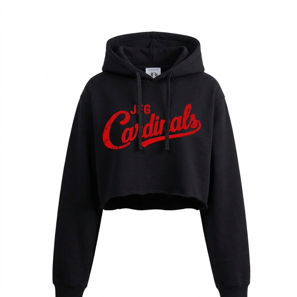 JFG Cardinals Cropped Hoodie