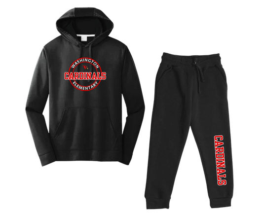 Washington Cards - Hoodie + Sweat Pants Youth Set