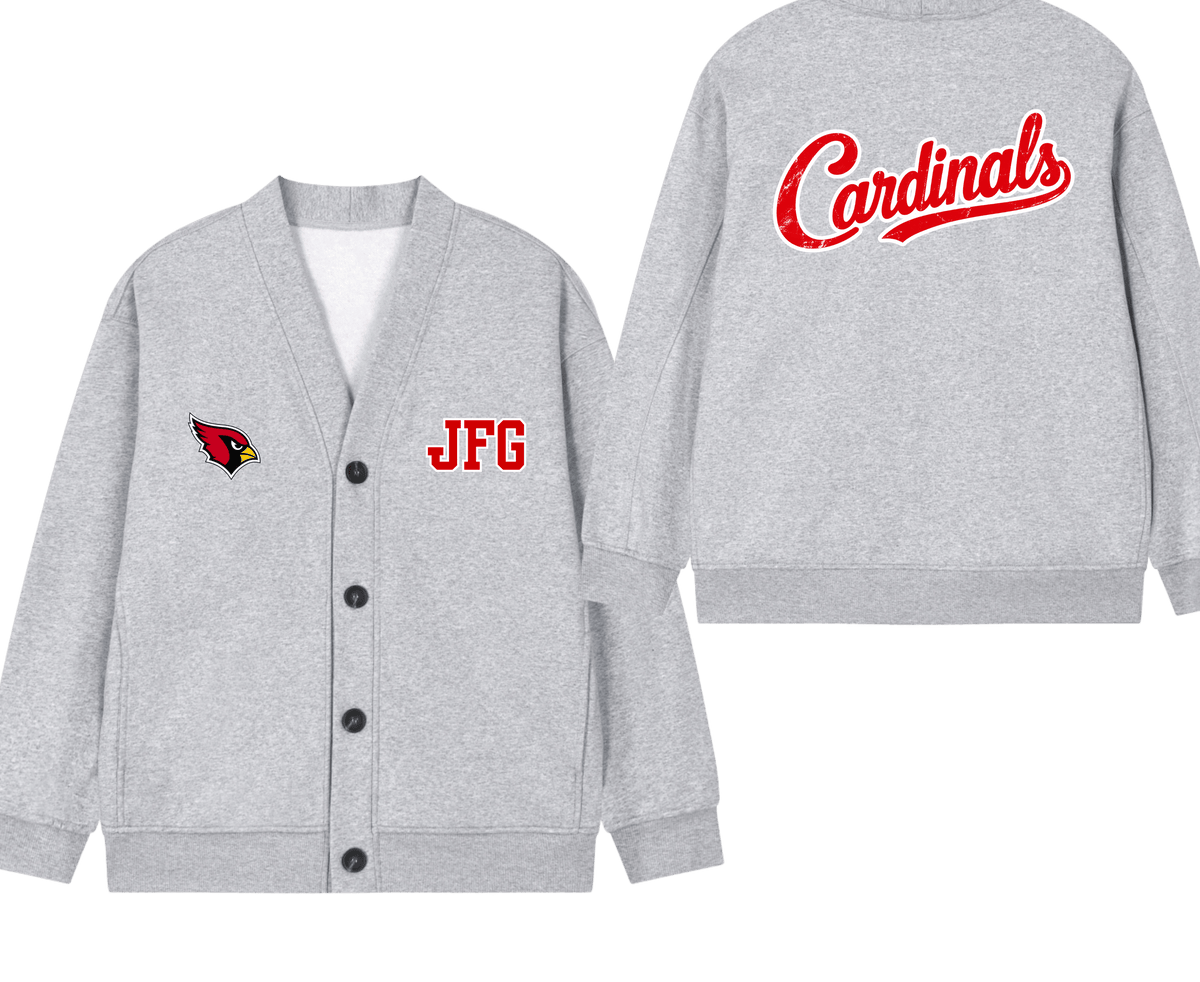 JFG Cardinals Sweatshirt Cardigan